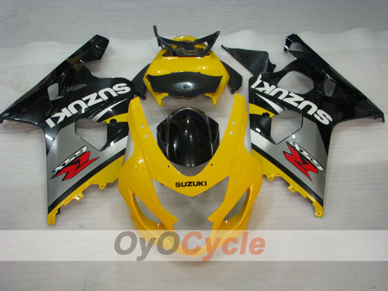 Kit de carénage à injection pour GSXR600 04-05 - Jaune, Noir - Style d'origine #OYO87905253 Image secondaire du produit