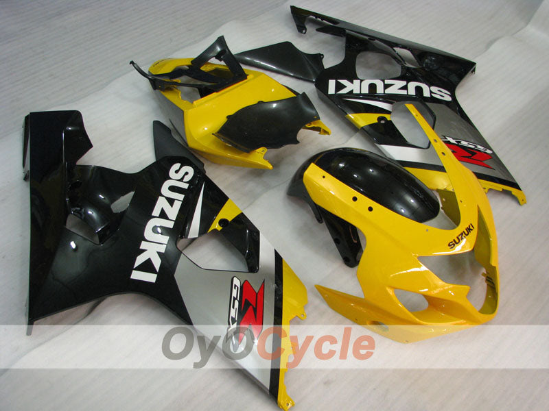 Kit de carénage à injection pour GSX R750 04-05 - Jaune, Noir - Style d'origine #OYO87905293 Image principale du produit