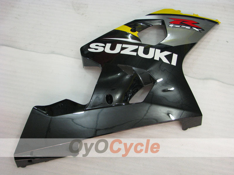 Kit de carénage à injection pour GSXR600 04-05 - Jaune, Noir - Style d'origine #OYO87905253