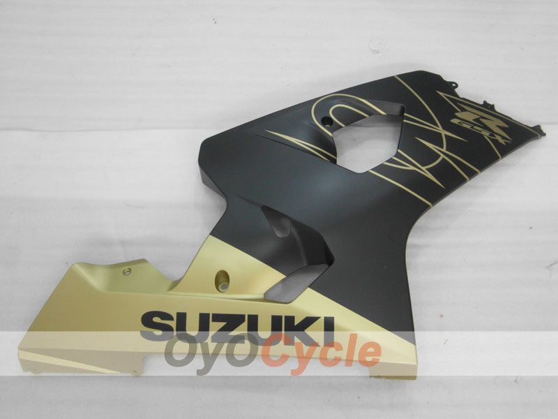 Kit de carénage à injection pour GSXR600 04-05 - Jaune, Noir, Mat - Style d'origine #OYO87905255