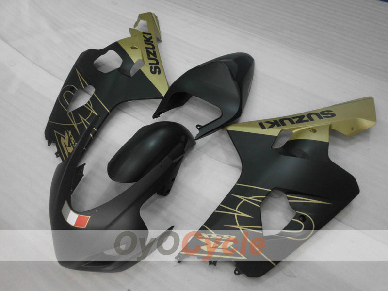 Kit de carénage à injection pour GSX R750 04-05 - Noir, Or, Mat - Style d'origine #OYO87905295 Image principale du produit
