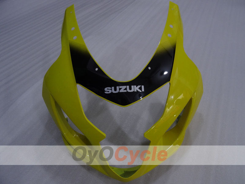 Kit de carénage à injection pour GSX R750 04-05 - Jaune, Noir - Style d'origine #OYO87905296