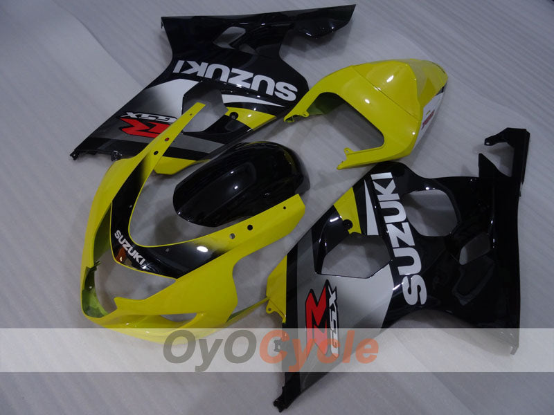 Kit de carénage à injection pour GSX R750 04-05 - Jaune, Noir - Style d'origine #OYO87905296 Image principale du produit