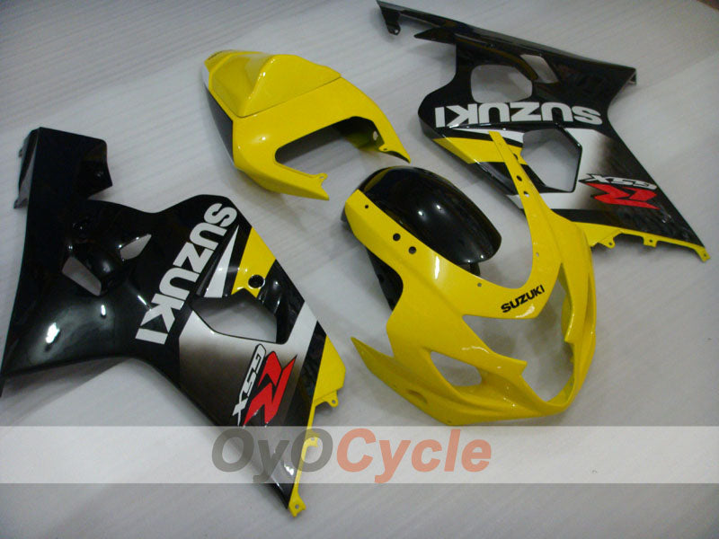Kit de carénage à injection pour GSX R750 04-05 - Jaune, Noir - Style d'origine #OYO87905297
