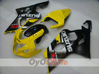 Kit de carénage à injection pour GSXR600 04-05 - Jaune, Noir - Style d'origine #OYO87905257