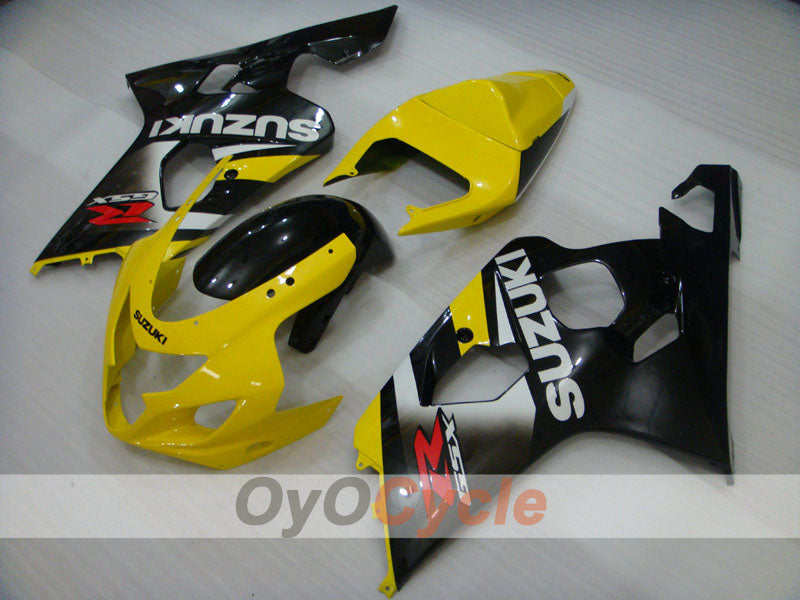 Kit de carénage à injection pour GSX R750 04-05 - Jaune, Noir - Style d'origine #OYO87905297 Image principale du produit