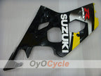 Kit de carénage à injection pour GSXR600 04-05 - Jaune, Noir - Style d'origine #OYO87905257