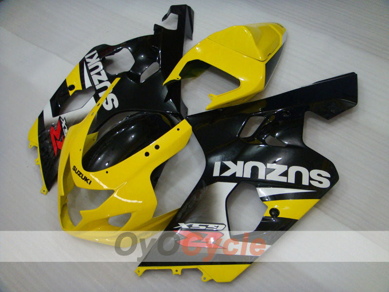 Kit de carénage à injection pour GSX R750 04-05 - Jaune, Noir - Style d'origine #OYO87905298
