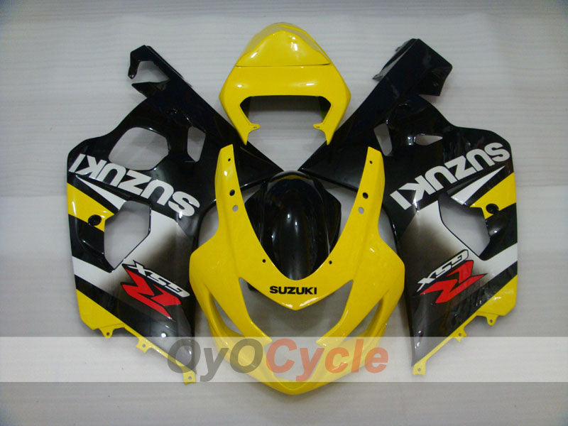 Kit de carénage à injection pour GSX R750 04-05 - Jaune, Noir - Style d'origine #OYO87905298