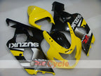 Kit de carénage à injection pour GSXR600 04-05 - Jaune, Noir - Style d'origine #OYO87905258