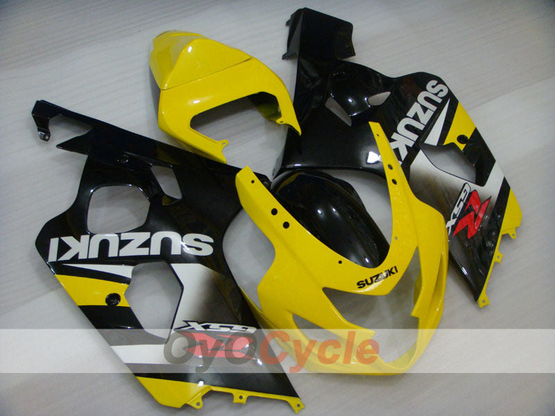 Kit de carénage à injection pour GSX R750 04-05 - Jaune, Noir - Style d'origine #OYO87905298