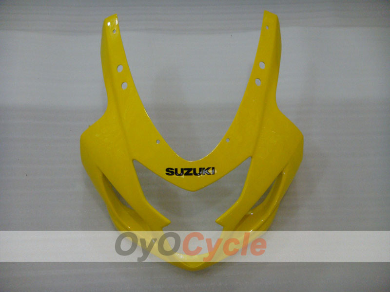 Kit de carénage à injection pour GSXR600 04-05 - Jaune, Noir - Style d'origine #OYO87905258