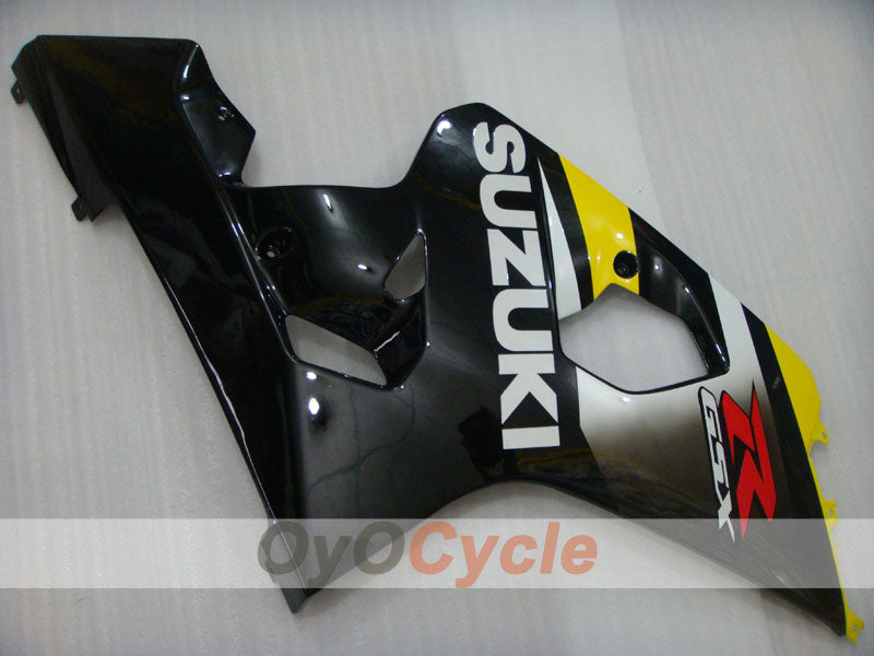 Kit de carénage à injection pour GSX R750 04-05 - Jaune, Noir - Style d'origine #OYO87905298
