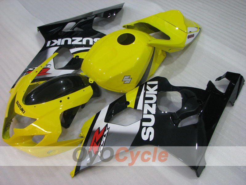 Kit de carénage à injection pour GSX R750 04-05 - Jaune, Noir - Style d'origine #OYO87905299