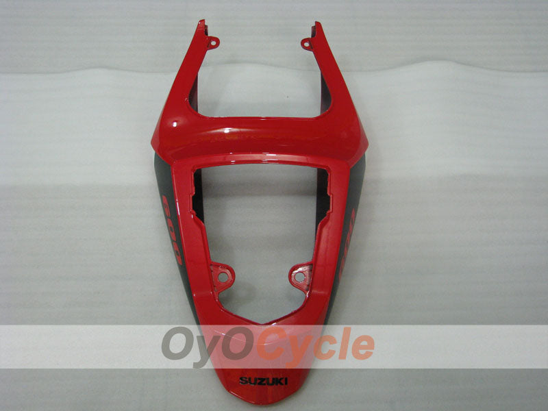 Kit de carénage à injection pour GSX R750 04-05 - Rouge, Noir - Style d'origine #OYO87905300