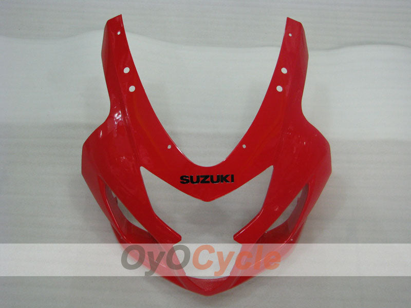 Kit de carénage à injection pour GSX R750 04-05 - Rouge, Noir - Style d'origine #OYO87905300