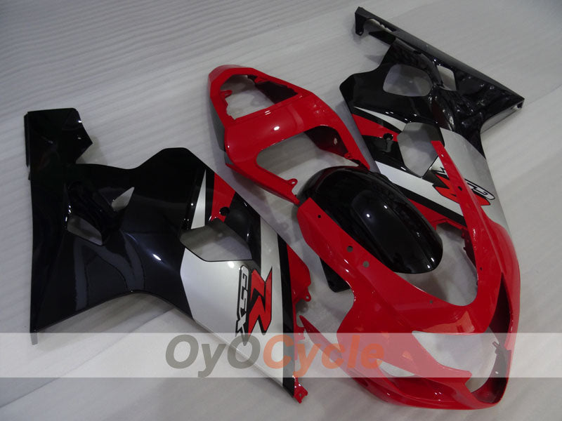 Kit de carénage à injection pour GSXR600 04-05 - Rouge, Noir - Style d'origine #OYO87905261 Image principale du produit