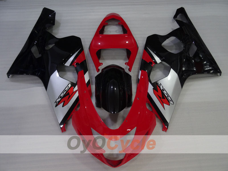 Kit de carénage à injection pour GSXR600 04-05 - Rouge, Noir - Style d'origine #OYO87905261