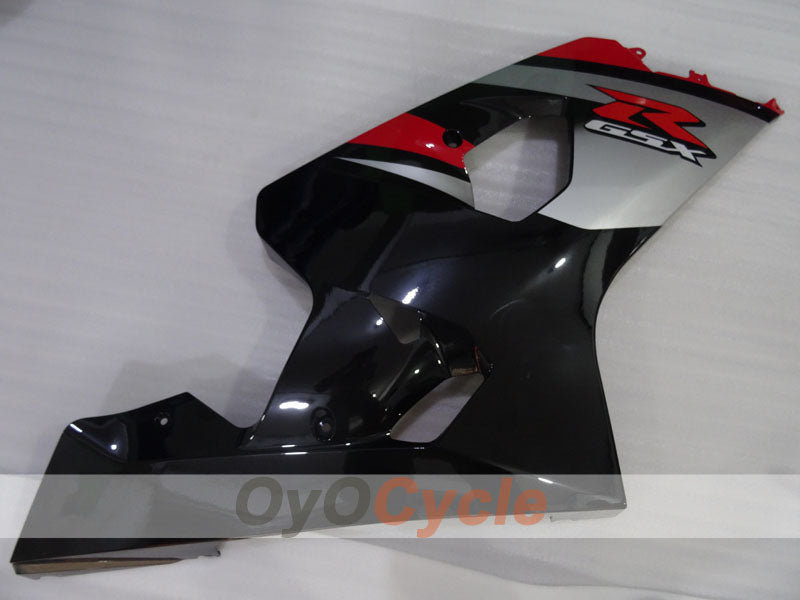 Kit de carénage à injection pour GSXR600 04-05 - Rouge, Noir - Style d'origine #OYO87905261