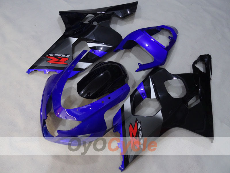 Kit de carénage à injection pour GSXR600 04-05 - Bleu, Noir - Style d'origine #OYO87905262