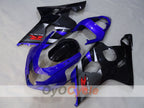 Kit de carénage à injection pour GSX R750 04-05 - Bleu, Noir - Style d'origine #OYO87905284