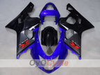 Kit de carénage à injection pour GSXR600 04-05 - Bleu, Noir - Style d'origine #OYO87905262