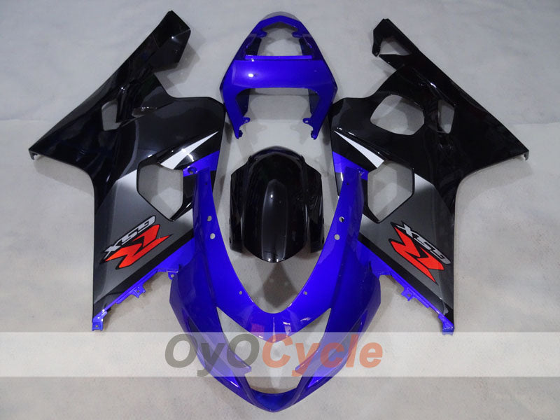 Kit de carénage à injection pour GSXR600 04-05 - Bleu, Noir - Style d'origine #OYO87905262