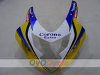 Kit de carénage à injection pour GSX R750 04-05 - Jaune, Bleu - Corona #OYO87905285