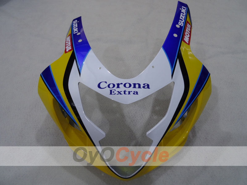 Kit de carénage à injection pour GSX R750 04-05 - Jaune, Bleu - Corona #OYO87905285