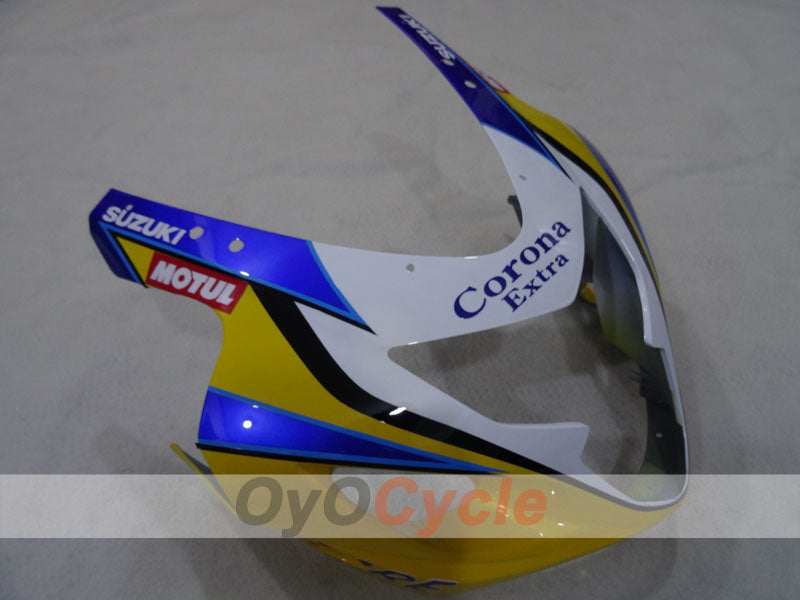 Kit de carénage à injection pour GSX R750 04-05 - Jaune, Bleu - Corona #OYO87905285