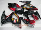 Kit de carénage à injection pour GSX R600 06-07 - Rouge, Noir - Style d'origine #OYO87905302