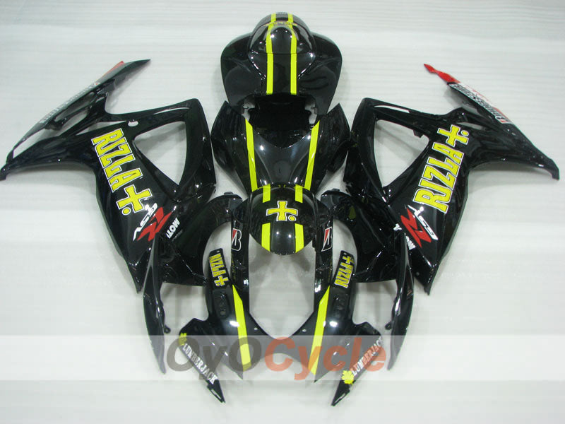 Kit de carénage à injection pour GSX R750 06-07 - Jaune, Noir - Rizla+ #OYO87905340 Image secondaire du produit