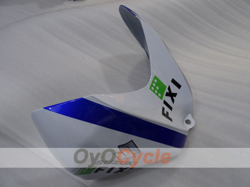 Kit de carénage à injection pour GSX R750 06-07 - Bleu, Blanc - FIXI #OYO87905341