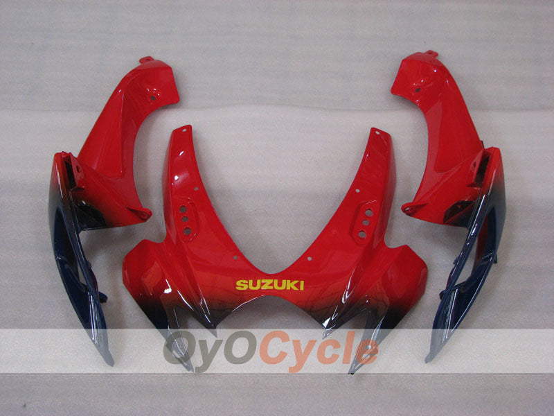 Kit de carénage à injection pour GSX R600 06-07 - Rouge, Bleu - FCB #OYO87905305