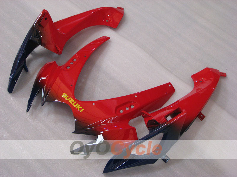 Kit de carénage à injection pour GSX R600 06-07 - Rouge, Bleu - FCB #OYO87905305