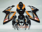 Kit de carénage à injection pour GSX R750 06-07 - Orange, Noir - Style d'origine #OYO87905344