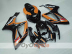 Kit de carénage à injection pour GSX R600 06-07 - Orange, Noir - Style d'origine #OYO87905307