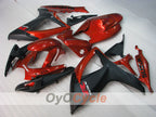 Kit de carénage à injection pour GSX R600 06-07 - Rouge, Noir - Style d'origine #OYO87905310