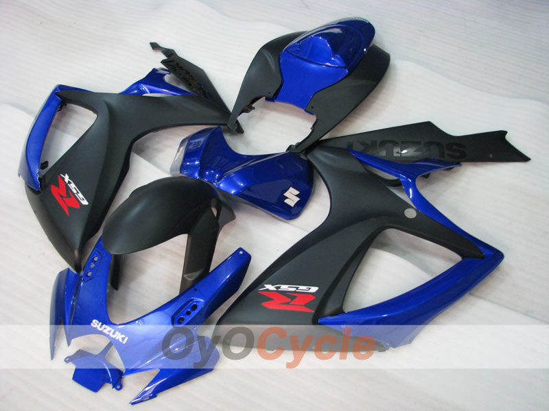 Kit de carénage à injection pour GSX R750 06-07 - Bleu, Noir - Style d'origine #OYO87905348 Image principale du produit