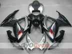 Kit de carénage à injection pour GSX R600 06-07 - Noir, Argent - Style d'origine #OYO87905312