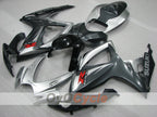 Kit de carénage à injection pour GSX R600 06-07 - Noir, Argent - Style d'origine #OYO87905312
