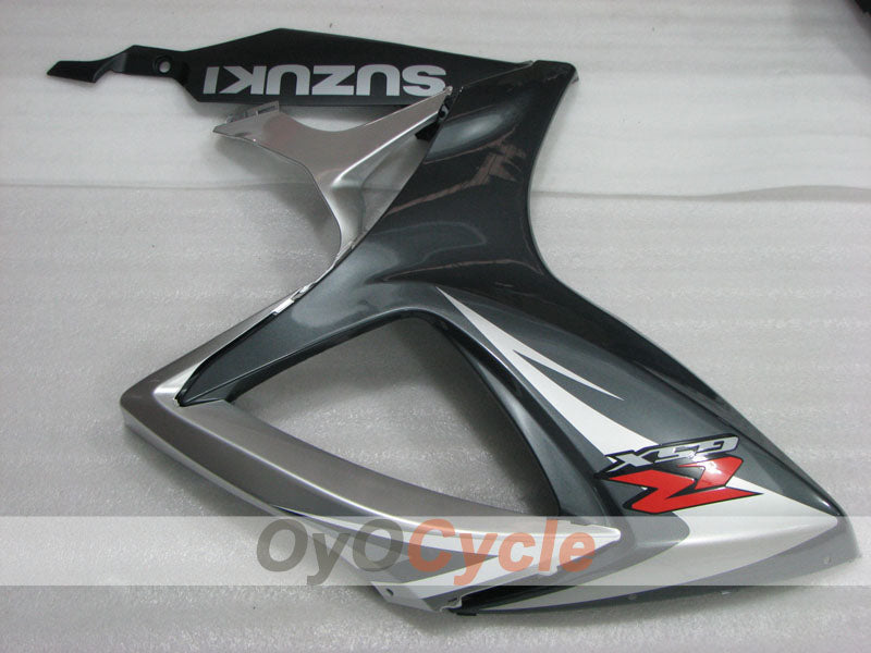 Kit de carénage à injection pour GSX R600 06-07 - Noir, Argent - Style d'origine #OYO87905312
