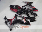 Kit de carénage à injection pour GSX R750 06-07 - Noir, Fuchsia - Style d'origine #OYO87905351