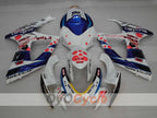 Kit de carénage à injection pour GSX R750 06-07 - Bleu, Blanc - MOTUL #OYO87905352