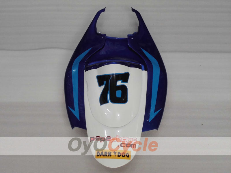 Kit de carénage à injection pour GSX R750 06-07 - Bleu, Blanc - MOTUL #OYO87905352