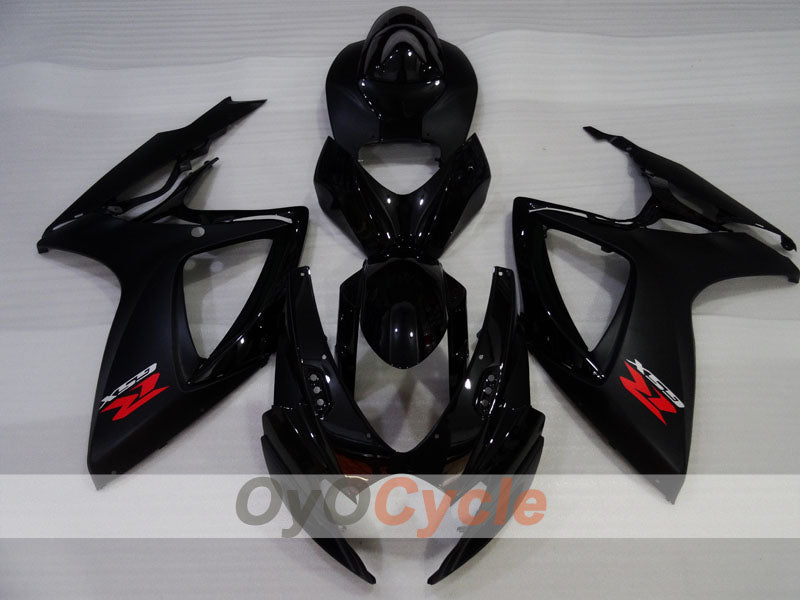 Kit de carénage injecté pour GSX R750 06-07 - Noir - Style d'origine #OYO87905354