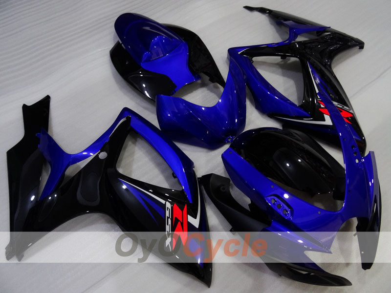 Kit de carénage injecté pour GSX R750 06-07 - Bleu, Noir - Style d'origine #OYO87905355 Image principale du produit