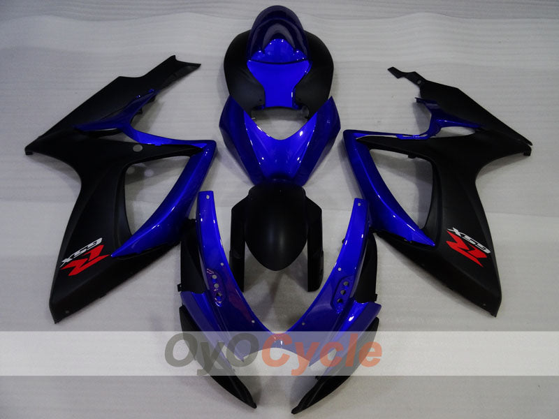 Kit de carénage injecté pour GSX R750 06-07 - Bleu, Noir - Style d'origine #OYO87905356 Image secondaire du produit
