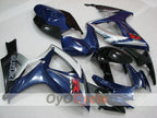 Kit de carénage injecté pour GSX R750 06-07 - Bleu, Noir - Style d'origine #OYO87905358
