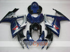 Kit de carénages à injection pour GSX R600 06-07 - Bleu, noir - Style d'origine #OYO87905322